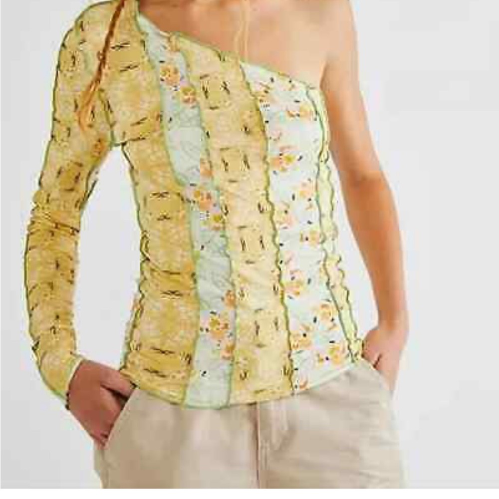 Free People one shoulder top